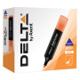 Маркер Delta by Axent Highlighter D2501, 2-4 мм, chisel tip, orange (D2501-12)
