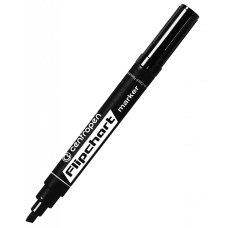 Маркер Centropen Flipchart 8560 1-4,6 мм, chisel tip, black (8560/01)