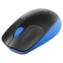 Миша LOGITECH M190 Full-size wireless mouse Блакитний