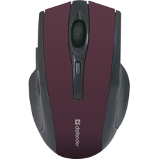Миша DEFENDER Accura MM-665 Wireless червоний