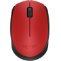 Миша LOGITECH Wireless Mouse M171 червоний