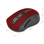 Миша DEFENDER Accura MM-965 Wireless Червоний