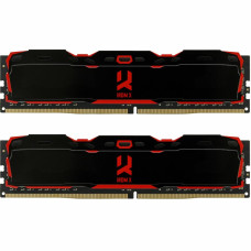Модуль памяти для компьютера DDR4 16GB (2x8GB) 2666 MHz IRDM Black Goodram (IR-X2666D464L16S/16GDC)