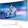 Монiтор Philips 27" Evnia 27M2C5501/00 VA Curved White 180Hz