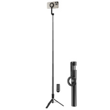 Телескопічний трипод-монопод Promate MagStick-Pro Black