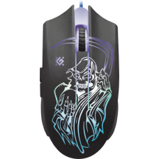 Миша DEFENDER Ghost GM-190L 6 кн., 3200dpi, ігр.килимок