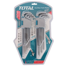Набір TOTAL THT106KT0181 ключів шестигранних+TORX 18шт.