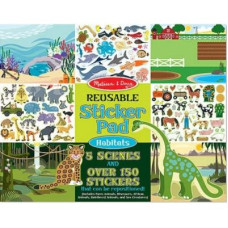 Набор для творчества Melissa&Doug многоразовые наклейки "Места обитания животных" (MD14196)