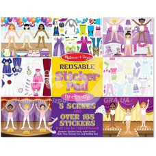 Набор для творчества Melissa&Doug Многоразовые виниловые стикеры "Мода" (MD14198)
