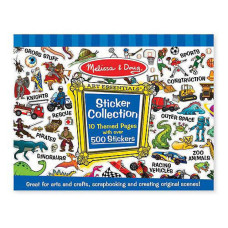Набор для творчества Melissa&Doug Голубые стикеры , 500 шт. (MD4246)