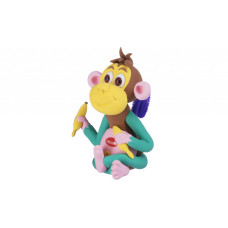 Набор для творчества Paulinda Super Dough Monkey World обезьяна с глазами (PL-081537-1)
