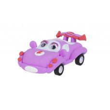 Набор для творчества Paulinda Super Dough Racing time Машинка розовая инерционный механизм (PL-081161-2)
