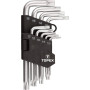 Набір інструментів Topex ключи шестигранные Torx T10-T50, набор 9 шт.*1 уп. (35D960)