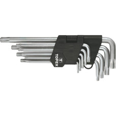 Набір інструментів Topex ключи шестигранные Torx T10-T50, набор 9 шт.*1 уп. (35D961)