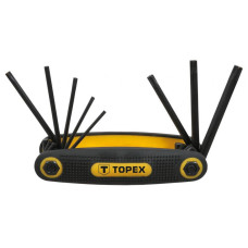 Набір інструментів Topex ключи шестигранные Torx T9-T40, набор 8 шт. (35D959)