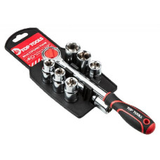 Набор инструментов Top Tools сменных торцевых головок 38D143, 1/2", 8 шт. (38D143)