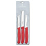 Набор ножей Victorinox SwissClassic из 3 предметов Красный (6.7111.3)