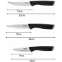Набір ножів Tefal Essential 3 предмети (K2219455)