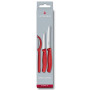 Набор ножей Victorinox SwissClassic из 3 предметов Красный с овощечисткой (6.7111.31)
