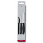 Набор ножей Victorinox SwissClassic из 3 предметов Черный с овощечисткой (6.7113.31)