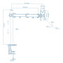 Кронштейн Walfix DM-300B (для монитора)