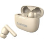 Bluetooth-гарнітура Canyon OnGo TWS-10 ANC ENC Beige (CNS-TWS10BG)