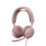 Гарнітура Logitech Zone Wired 2 USB Rose (981-001620)