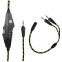 Наушники Gemix N20 Black-Green Gaming