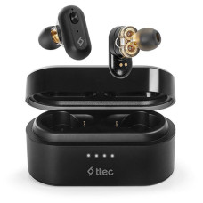 Bluetooth-гарнитура Ttec AirBeat Duo True Wireless Headsets Black (2KM127S)