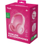 Bluetooth-гарнітура Trust On-ear Nouna Kids, Wireless Pink (25274)