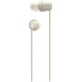 Bluetooth-гарнітура Sony WI-C100 Beige (WIC100C.CE7)