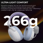 Bluetooth-гарнітура Ajazz AHM08 MAX 3-Mode White (AHM08-MAX-PWB)