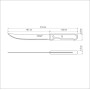 Ніж TRAMONTINA DYNAMIC слайсер зубчат. 20 см/инд.уп. (22316/108)