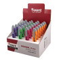 Нож канцелярский Axent 9 мм, display (assorted colors) (6401-А)