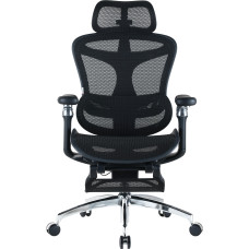 Крісло офісне Sihoo Doro C300 Pro Mesh Black with footrest (Doro-C300-Pro-M101-JT)