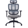 Крісло офісне OfficePro Skyline Black/Dark Gray (OC580-B-DG-DG)
