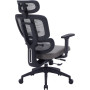Крісло офісне OfficePro Skyline Black/Dark Gray (OC580-B-DG-DG)