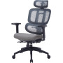 Крісло офісне OfficePro Skyline Black/Dark Gray (OC580-B-DG-DG)