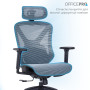 Крісло офісне OfficePro Atlas OC630-B-DG-DG Black/Dark Gray