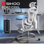 Крісло офісне Sihoo Doro C300L Mesh White with footrest (Doro-C300L-A3-102-JT)