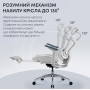 Крісло офісне Sihoo Doro C300L Mesh White with footrest (Doro-C300L-A3-102-JT)