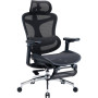 Крісло офісне Sihoo Doro C300L Mesh Black with footrest (Doro-C300L-A3-101-JT)