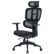 Крісло офісне OfficePro Skyline OC580-B-B-B Black