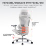 Крісло офісне Sihoo Doro C300L Mesh White DORO-C300L-A3-102)