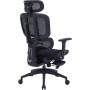 Крісло офісне Officepro Skyline Footrest Black (OC750-B-B-B)