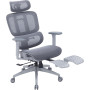 Крісло офісне Officepro Skyline Footrest Gray/Dark Gray (OC750-G-DG-DG)