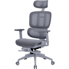 Крісло офісне Officepro Skyline Footrest Gray/Dark Gray (OC750-G-DG-DG)