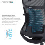 Крісло офісне OfficePro Balance OC550-B-B-B Black