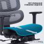 Крісло офісне Officepro Skyline Footrest Black/Dark Gray (OC750-B-DG-DG)