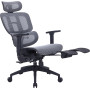 Крісло офісне Officepro Skyline Footrest Black/Dark Gray (OC750-B-DG-DG)
